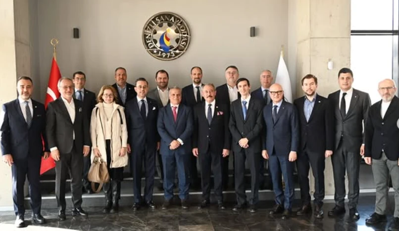 DENİZLİ SANAYİ ODASI İTALYA’NIN TÜRKİYE BÜYÜKELÇİSİ MARRAPODİ’Yİ AĞIRLADI